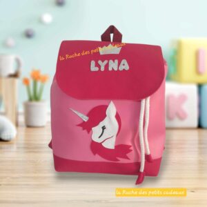 SAC A DOS AU MOTIF LICORNE