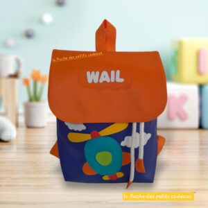 SAC A DOS  AU MOTIF AVION