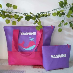 SAC CABAS MOTIF BALEINE